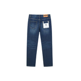 Men's Washed Frayed Jeans